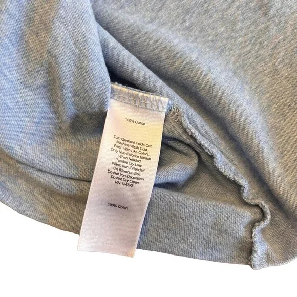 Vineyard Vines Mens T-shirt S Long Sleeve Light Blue Pocket Tee - Picture 5 of 8